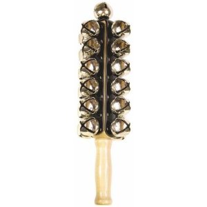 Standard Sleigh Bells - 25 Bells Mounted on A Handle - Poppa's Music