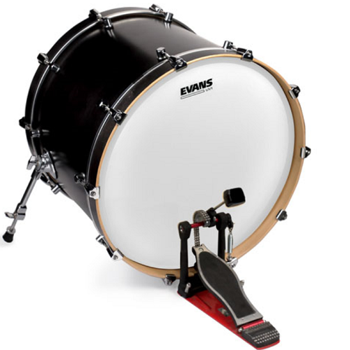 Evans UV1 Coated Bass Head Drum Heads - Poppa's Music