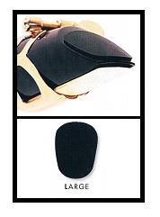 BG Mouthpiece Cushions Large Black - A10LB - Bulk - 48 Pieces - Poppa's Music