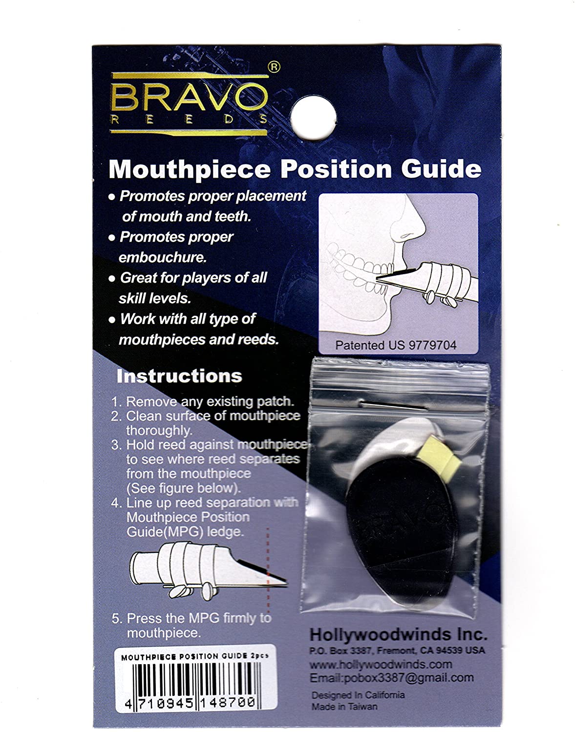 Bravo Mouthpiece Position Guide - Poppa's Music