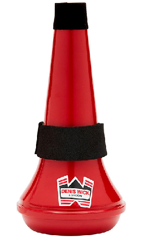Denis Wick Trombone Red Aluminum Travel Mute / DW5582 - Poppa's Music
