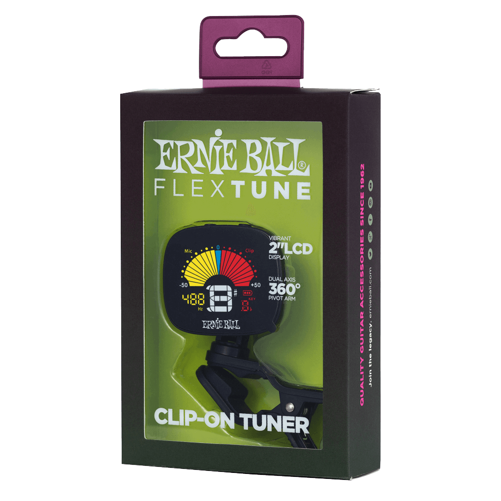 Ernie Ball Flextune Clip-on Tuner - P04112 - Poppa's Music