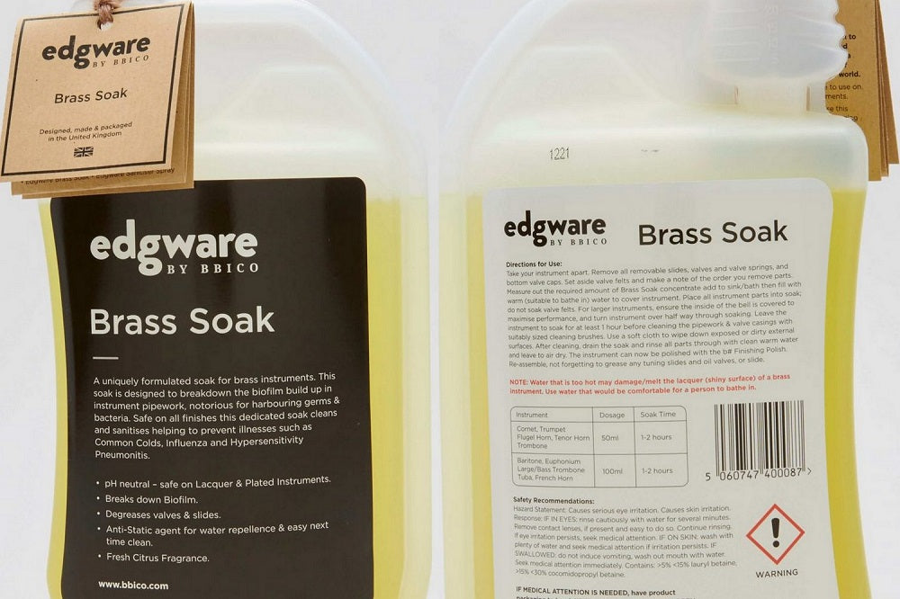 EDGWARE BY BICCO Brass Soak - Poppa's Music
