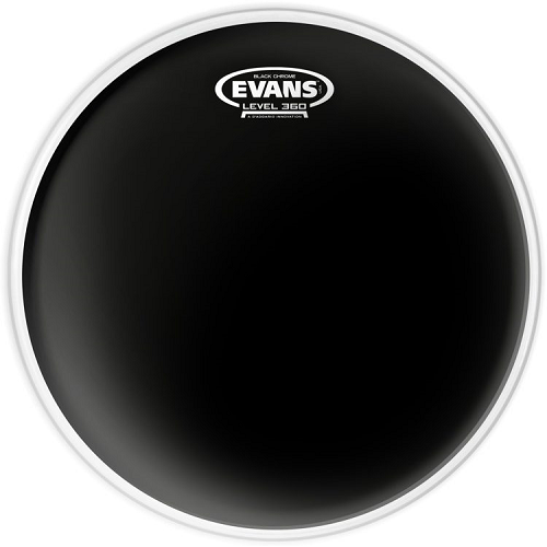 Evans Black Chrome Tom Head - 16 - Poppa's Music