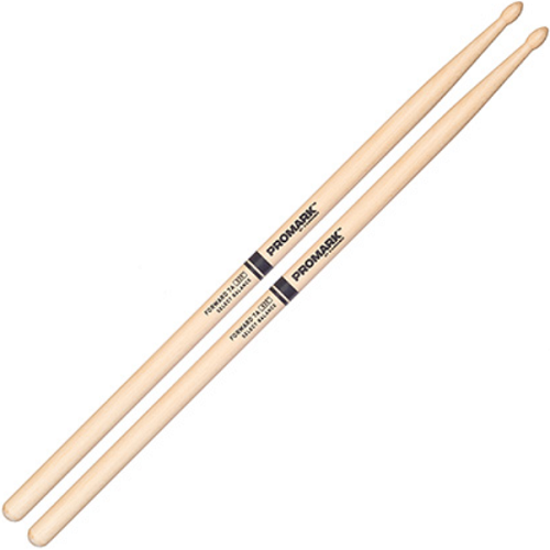 Promark 7A .535" Hickory Acorn Wood Tip Drum Set Sticks - Poppa's Music