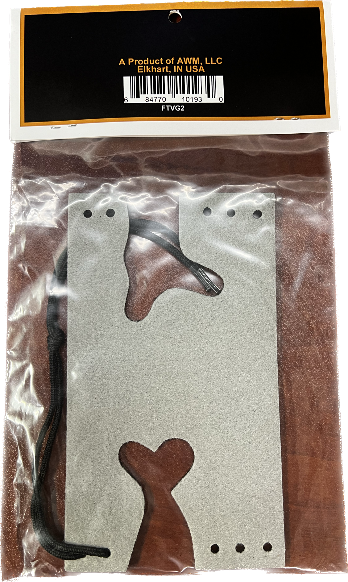 Faxx Trumpet / Cornet Valve Guard, Black Leather with Laces FTVG-2 - Poppa's Music