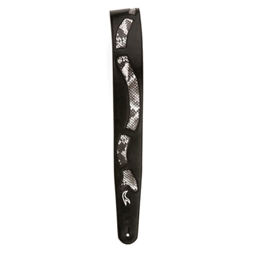 D'addario Planet Waves Snake Skin Window Leather Guitar Strap - Poppa's Music