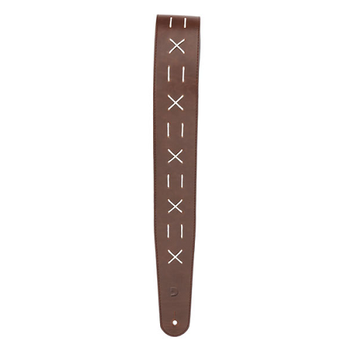 D'addario Planet Waves Decorative Stitch Leather Guitar Strap - Poppa's Music