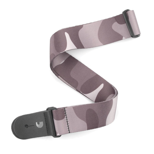 D'addario Planet Waves Black Camo Woven Guitar Strap - Poppa's Music