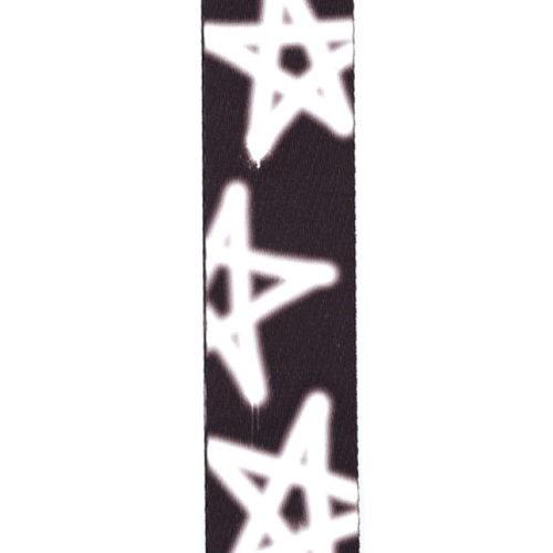 D'addario Planet Waves Polyester Woven Guitar Strap W/ Grafiti Stars - Poppa's Music