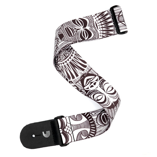 D'addario Planet Waves African Masks Woven Polyester Guitar Strap - Poppa's Music