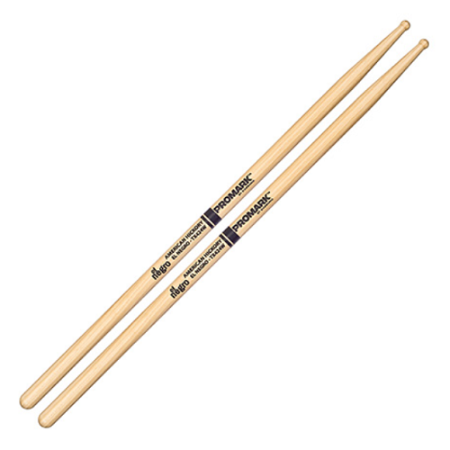 Promark Hickory 424 Horacio 'El Negro' Hernandez Wood Tip Drumsticks Drum Set Sticks - Poppa's Music