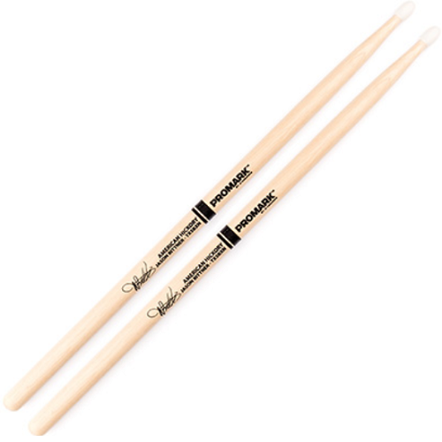 Promark Hickory 5BX Jason Bittner Nylon Tip Drum Set Sticks - Poppa's Music