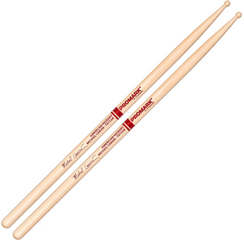 Promark Hickory 733 Michael Carvin Wood Tip Drum Set Sticks - Poppa's Music