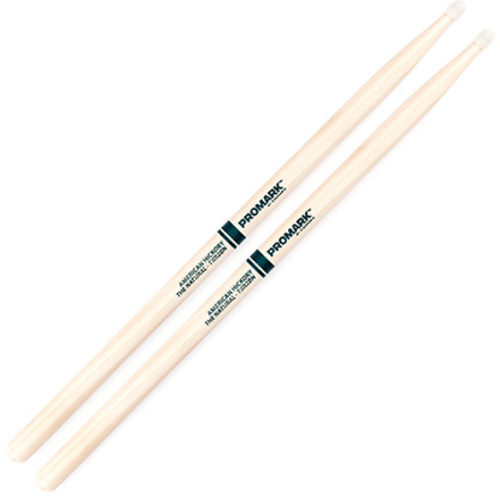 Promark Hickory 2B the Natural Nylon Tip Drum Set Sticks - Poppa's Music