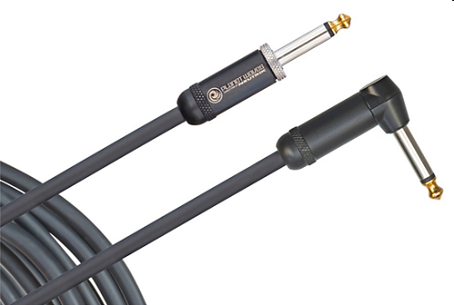 D'Addario American Stage Instrument Cable, Right to Straight, 15 ft - PW-AMSGRA-15 - Poppa's Music