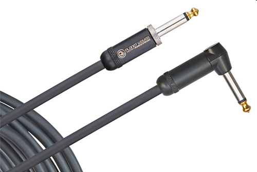 D'Addario American Stage Instrument Cable, Right to Straight, 15 ft - PW-AMSGRA-15 - Poppa's Music 