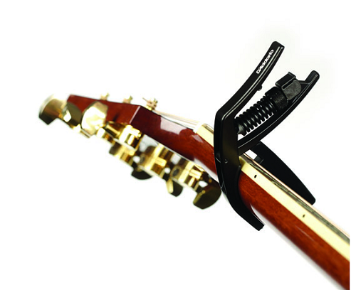 D'Addario Artist Drop Tune Capo, Adjustable Tension - PW-CP-15 - Poppa's Music