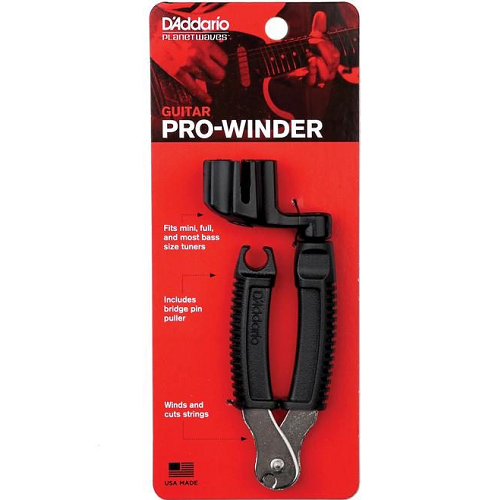 D'addario Planet Waves Guitar  Pro-Winder - String Winder and Cutter - DP0002 - Poppa's Music 
