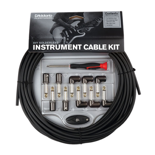 D'addario Planet Waves Diy Solderless Instrument Cable Kit - Poppa's Music