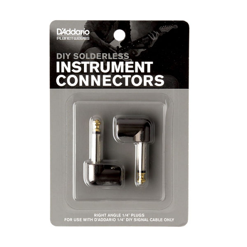 D'addario Planet Waves Cable Kit 1/4" Right Angle Plug - 2-PACK - Poppa's Music