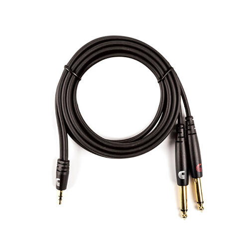 D'addario Custom Series 1/8" to Dual 1/4" Audio Cable - Poppa's Music 