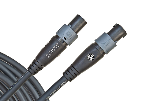 D'addario Planet Waves Gold Plated Custom Series Speakon Speaker CableS, 3 Feet - Poppa's Music