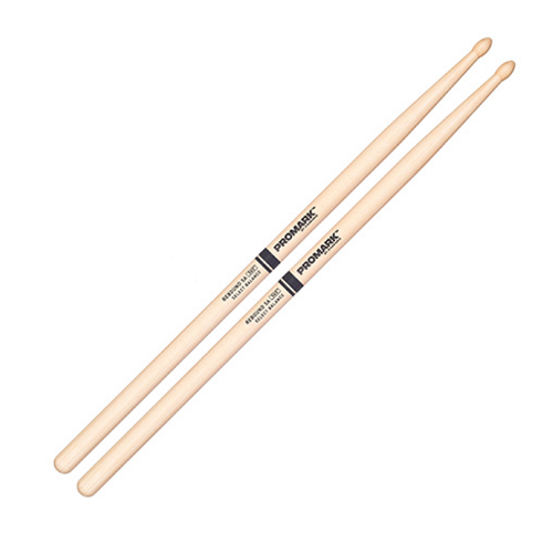 Promark Forward 5A .565" Hickory Tear Drop Wood Tip Drum Set Sticks - Poppa's Music