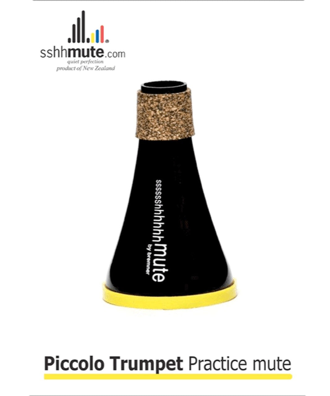sshhmute for Piccolo Trumpet Practice Mute - Poppa's Music