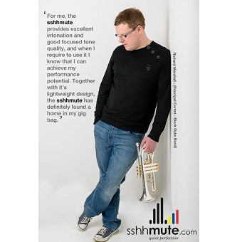 sshhmute for Trumpet / Cornet Practice Mute - SHP101 - Poppa's Music