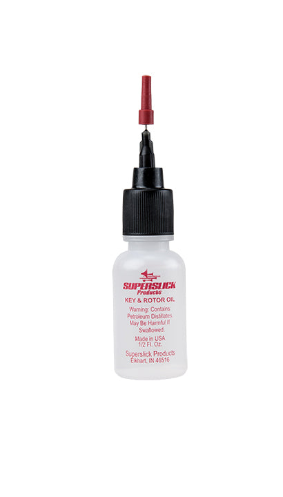 Superslick Key & Rotor Oil with Needle Tip Applicator - Poppa's Music