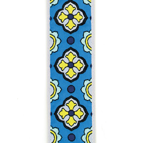 D'addario Planet Waves Latin Tile Art Woven Guitar Strap - Premium Guitar Strap from D'addario - Just $22.99! Shop now at Poppa's Music