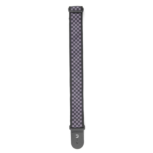 D'addario Planet Waves Checkerboard - Take It to Black Woven Guitar Strap - Poppa's Music