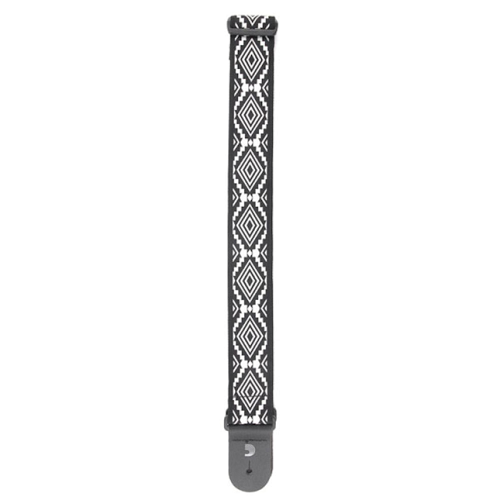 D'addario Planet Waves Black Guatemalan Woven Guitar Strap - Poppa's Music