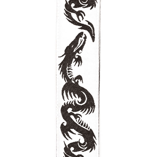 D'addario Planet Waves Dragon Tattoo Art Woven Strap - Poppa's Music