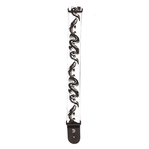 D'addario Planet Waves Dragon Tattoo Art Woven Strap - Poppa's Music