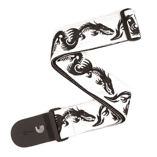 D'addario Planet Waves Dragon Tattoo Art Woven Strap - Poppa's Music