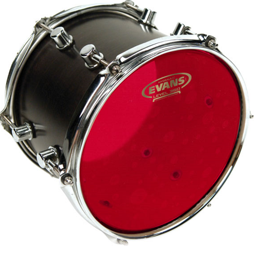 Evans Hydraulic Red Drum Head 10 Inch - Poppa's Music