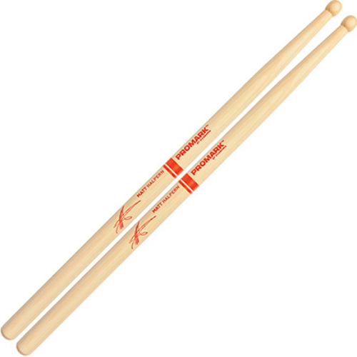Promark Hickory Matt Halpern Wood Tip Drum Set Sticks - Poppa's Music