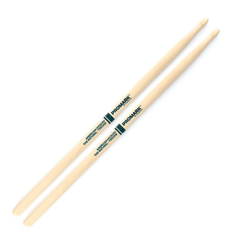 Promark Hickory 5A "THE NATURAL" Wood Tip Drum Set Sticks - Poppa's Music