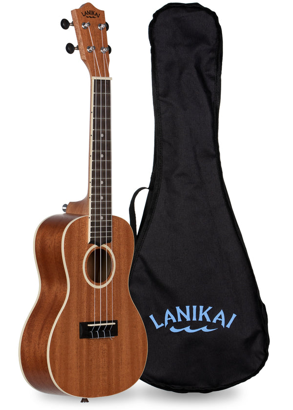 Lanikai Okoume Concert Ukulele with Gigbag LU21-C - Poppa's Music