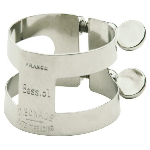 Bonade Inverted Bass Clarinet Ligature Model 2253UN - Nickel - Poppa's Music