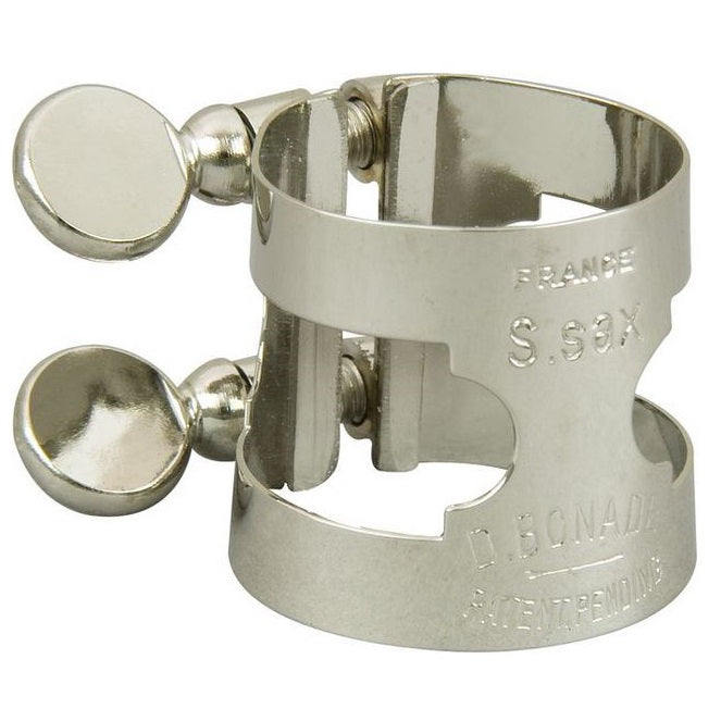 Bonade Inverted Soprano Sax Silver Plated Ligature - 2257US - Poppa's Music