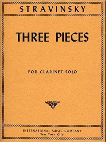 IMC BOOK - STRAVINSKY, Igor Three Pieces - 2453 - Poppa's Music