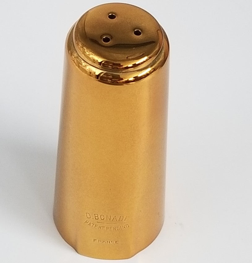 Bonade Alto Clarinet Inverted Aged Gold Lacquered Cap - C2252UDGO - Premium Alto Clarinet Cap from Bonade - Just $25! Shop now at Poppa's Music