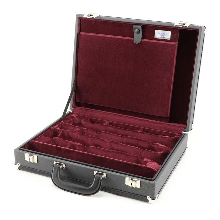 JAKOB WINTER Double Clarinet Case - German Masters | B, Boehm JW-422-NB - Premium Clarinet Case from Jakob Winter - Just $275! Shop now at Poppa's Music