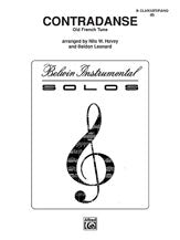 Contradanse Old French Tune Bb Clarinet Solo Arranged by: Nilo W. Hovey and Beldon Leonard - Poppa's Music