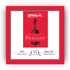 D'addario Prelude Strings - Orchestral Bass E 3/4 Medium - Poppa's Music