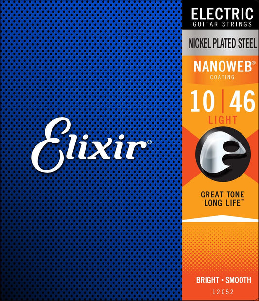 Elixir 8-STRING Nickel Plated Nanoweb Electric Guitar Strings - Poppa's Music 