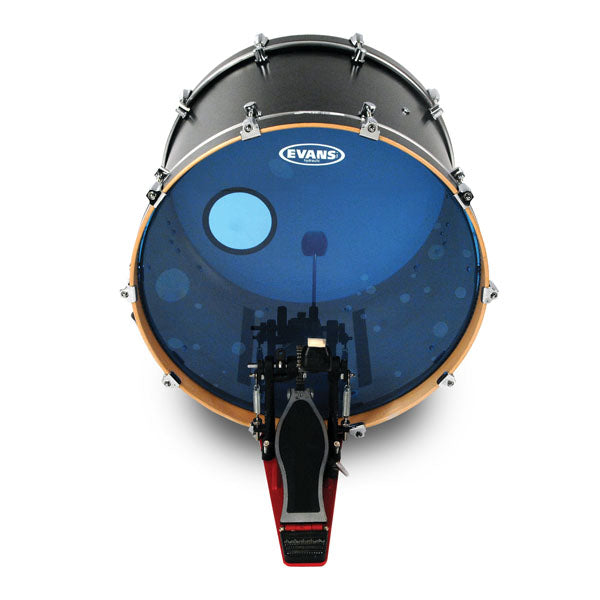 Evans Hydraulic Blue Bass Drum Head - 22 - Poppa's Music